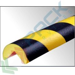 Profilo flessibile paracolpi multiuso, 1 metro, tipo A angolare, Tipologia: Lunghezza 100 cm, Versione: A Angolare, Colore: Nero + Giallo vendita, produzione, prezzi e offerte