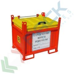Contenitore per rifiuti pericolosi, 550 Lt, telaio chiuso, Tipologia: Contenitore Rifiuti Pericolosi, Capacit&agrave;: 550 Lt, Versione: Telaio Chiuso vendita, produzione, prezzi e offerte