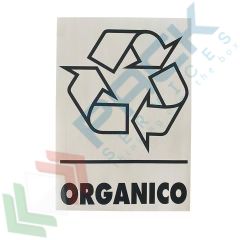 Adesivo per bidoni raccolta differenziata ORGANICO, colore bianco e nero vendita, produzione, prezzi e offerte