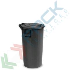 Bidone spazzatura 60 Lt, coperchio a cerniera, Tipologia: Bidone, Capacit&agrave;: 60 Lt, Chiusura: Coperchio a Cerniera, Versione: Standard, Colore: Nero vendita, produzione, prezzi e offerte