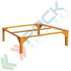 Supporto inclinato per vasca di contenimento per cisterna IBC 1000 Lt, arancio RAL 2004, Tipologia: per IBC, Colore: Arancio, Materiale: Acciaio, Ideale per: 1 Cisterna IBC 1000 Lt vendita, produzione, prezzi e offerte