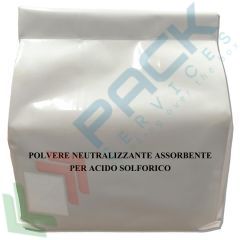 Polvere assorbente neutralizzante per acido solforico, sacco da 5 Kg, rapporto Kg/Lt 0,54, Tipologia: Sacco, Capacità: 5 Kg vendita, produzione, prezzi e offerte