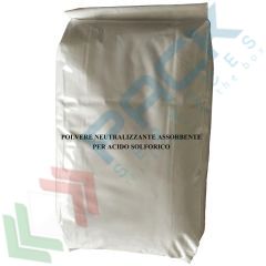 Polvere assorbente neutralizzante per acido solforico, sacco da 15 Kg, rapporto Kg/Lt 0,54, Tipologia: Sacco, Capacità: 15 Kg