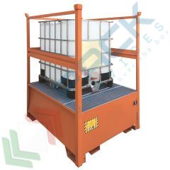 Vasca di raccolta in acciaio pareti a fascia, 1000 Lt, 1 IBC, Tipologia: Vasca per Cisterne, Ideale per: 1 Cisterna, Versione: con Pareti a Fascia, Materiale: Acciaio, Volume di Raccolta (Lt): 1000 vendita, produzione, prezzi e offerte