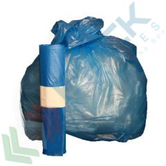Sacchetti spazzatura 27 Lt, 50 x 60 cm, azzurro, 25 pz, Tipologia: Sacchetti Spazzatura, Capacità: 27 Lt, Colore: Azzurro vendita, produzione, prezzi e offerte