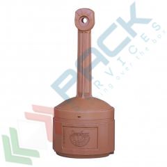 Contenitore per mozziconi di sigaretta, autoestinguente, capacità 15 Lt, colore terracotta, Tipologia: Mozziconi di Sigaretta, Capacità: 15 Lt, Colore: Marrone vendita, produzione, prezzi e offerte