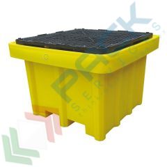 Vasca di contenimento liquidi in plastica (PE), per 1 cisterna IBC 1000 Lt, con griglia, Tipologia: Plastica, Ideale per: 1 Cisterna, Versione: con Griglia vendita, produzione, prezzi e offerte