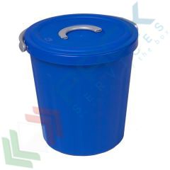 Pattumiera rifiuti 15 Lt coperchio a pressione, blu, Tipologia: Pattumiera, Capacit&agrave;: 15 Lt, Chiusura: Coperchio a Pressione, Versione: Maniglia sul Coperchio, Colore: Blu vendita, produzione, prezzi e offerte