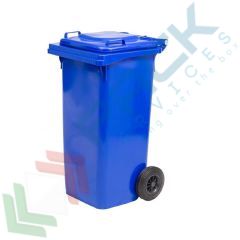 Bidone spazzatura 80 Lt, UNI EN 840, colore blu, Tipologia: Bidone UNI EN 840, Capacit&agrave;: 80 Lt, Chiusura: Coperchio a Cerniera, Versione: Standard, Colore: Blu vendita, produzione, prezzi e offerte
