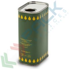 Lattina olio 0,5 Lt verde con gocce gialle - &Oslash; 24 mm, Tipologia: Lattina Olio d'Oliva, Capacit&agrave;: 0,500 Lt, Colore: Verde con Gocce Gialle, Larghezza (cm): 5,8, Profondit&agrave; (cm): 8,1, Altezza (cm): 13,8 vendita, produzione, prezzi e offerte
