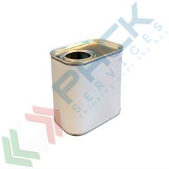 Lattina rettangolare 175 ml, Ø 24 mm, bianco/grezzo, Capacità: 0,175 Lt, Sezione: Rettangolare, Colore: Bianco vendita, produzione, prezzi e offerte