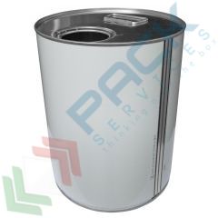 Fusto ferro cilindrico, 5 Lt, ADR liquidi, bianco/grezzo, Tipologia: Con Tappo Dosatore, Capacità: 5 Lt, Colore: Bianco, Sezione: Cilindrica, Maniglie: Manico sul Coperchio, Ideale per: Liquidi, Colore Interno: Grezzo vendita, produzione, prezzi e offerte