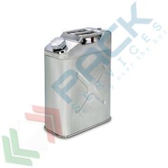 Tanica per benzina acciaio inox, ADR/ONU, 20 Litri, Tipologia: Standard, Capacità: 20 Lt, Colore: Grigio, Rubinetto: NO, Versione: Acciaio Inox vendita, produzione, prezzi e offerte
