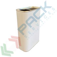 Lattina rettangolare 1 Lt, Ø 42 mm, bianco/grezzo, Capacità: 1 Lt, Sezione: Rettangolare, Colore: Bianco vendita, produzione, prezzi e offerte