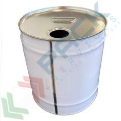 Fusto ferro cilindrico, 20 Lt, ADR liquidi, bianco/grezzo, Tipologia: Con Tappo Dosatore, Capacità: 20 Lt, Colore: Bianco, Sezione: Cilindrica, Maniglie: Manico sul Coperchio, Ideale per: Liquidi, Colore Interno: Grezzo vendita, produzione, prezzi e offerte