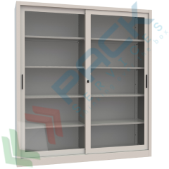 Armadio archivio ante scorrevoli vetro, 180 x 45 x 200 cm, Tipologia: Archivio Ante Scorrevoli Vetro, Nr. Vani: 2, Larghezza (cm): 180, Profondit&agrave; (cm): 45, Altezza (cm): 200, Chiusura: Serratura vendita, produzione, prezzi e offerte