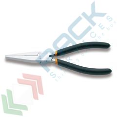 Pinze a becchi piatti lunghi zigrinati manici ricoperti con 2 strati di PVC antiscivolo vendita, produzione, prezzi e offerte