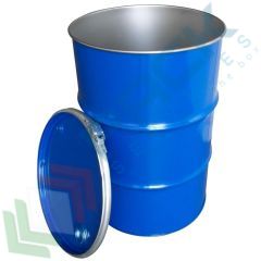 Fusto ferro cilindrico 220 Lt, ADR liquidi, blu/grezzo, Tipologia: Apertura Totale, Capacità: 220 Lt, Colore: Blu, Sezione: Cilindrica, Maniglie: Senza Manico, Ideale per: Liquidi, Colore Interno: Grezzo vendita, produzione, prezzi e offerte