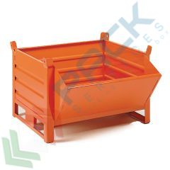 Contenitore bocca di lupo slitte lato corto, 100 x 80 x 69,5 cm, Tipologia: Bocca di Lupo, Base: 2 Slitte Lato Corto, Mis. Base (cm): 80 x 100, Altezza (cm): 69,5, Versione: Standard, Portata (Kg): 1000 vendita, produzione, prezzi e offerte