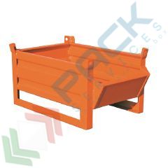 Contenitore bocca di lupo slitte lato lungo, 63 x 450 P x 37 cm, Tipologia: Bocca di Lupo, Base: 2 Slitte Lato Lungo, Mis. Base (cm): 45 x 63, Altezza (cm): 37, Versione: Standard, Portata (Kg): 500 vendita, produzione, prezzi e offerte