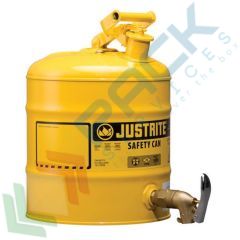 Tanica di sicurezza tipo I, 19 Lt, rubinetto 08902 giallo, Tipologia: di Sicurezza Tipo I, Capacità: 19 Lt, Rubinetto: 3/4" - Modello 08902, Versione: con Rubinetto, Colore: Giallo vendita, produzione, prezzi e offerte
