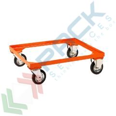 Carrello per contenitori metallici Mis. base 100 x 80 cm, Tipologia: Telaio 4 Ruote, Ideale per: Cassone 80 x 100 vendita, produzione, prezzi e offerte