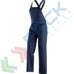 Pantaloni da lavoro con pettorina 100% in cotone sanforizzato, 270 gr/m2, Colore: Blu Navy, Taglia: 50, Vestibilità: Regular vendita, produzione, prezzi e offerte
