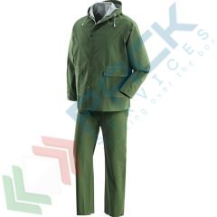 Completo da lavoro antipioggia, Colore: Verde, Taglia: L, Vestibilità: Regular vendita, produzione, prezzi e offerte