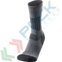 Calze da lavoro tecniche, 70% cotone - 23% poliammide - 6% Cordura®-  1% elastan. Colore grigio/nero. Taglia 47/49 vendita, produzione, prezzi e offerte