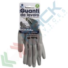 Guanti da lavoro in nylon con spalmatura in poliuretano, certificati CE, EN 388, Taglia: M vendita, produzione, prezzi e offerte