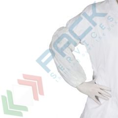 Manicotto monouso in LDPE, lunghezza 40 cm, 100 pz, Colore: Bianco vendita, produzione, prezzi e offerte