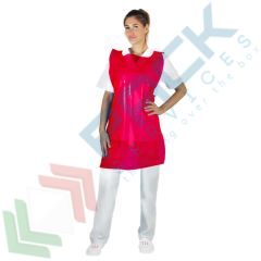 Grembiuli monouso in LDPE, 30 micron, 100 pz, Colore: Rosso vendita, produzione, prezzi e offerte