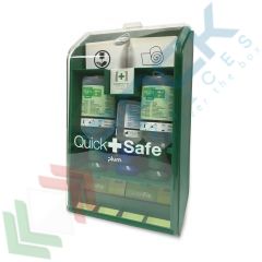 Stazione lavaggio Quick-Safe, Tipologia: Stazione Lavaggio Oculare, Versione: Armadio in ABS, Contenuto: 2 Soluzioni 500 ml vendita, produzione, prezzi e offerte