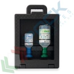 Armadietto lavaggio oculare doppio, 1 PH 200 ml + 1 500 ml, Tipologia: Stazione Lavaggio Oculare, Versione: Cassetta Portatile, Contenuto: 1 Soluzione 500 ml + 1 Soluzione PH Neutro 250 ml vendita, produzione, prezzi e offerte