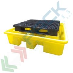 Vasca di raccolta in plastica con pallet, 470 Lt, 4 fusti, Tipologia: Vasca per Fusti, Ideale per: 4 Fusti, Versione: Standard, Materiale: Plastica, Volume di Raccolta (Lt): 470 vendita, produzione, prezzi e offerte