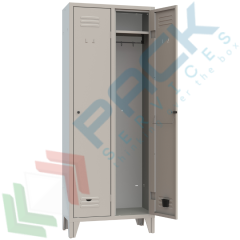 Armadio spogliatoio 2 vani, 69 x 33 x 180 cm, serratura, Tipologia: Tradizionali, Nr. Vani: 2, Larghezza (cm): 69, Profondit&agrave; (cm): 33, Altezza (cm): 180, Chiusura: Serratura vendita, produzione, prezzi e offerte