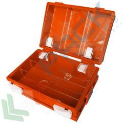 Valigetta pronto soccorso vuota in ABS con chiusura con due clip rotanti, colore arancio vendita, produzione, prezzi e offerte