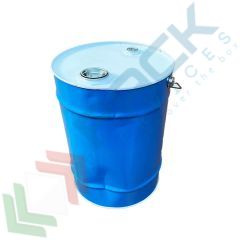 Fusto ferro cilindrico, 25 Lt, ADR liquidi, azzurro/grezzo (ammaccato) vendita, produzione, prezzi e offerte