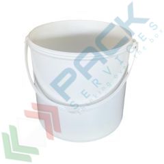 Secchio in PP cilindrico, 3,2 Lt, Ø 16,2 x 16 cm, Tipologia: Cilindrici, Capacità: 3,2 Lt, Colore: Bianco, Omologazione ADR: No, Maniglie: Manico in Plastica vendita, produzione, prezzi e offerte