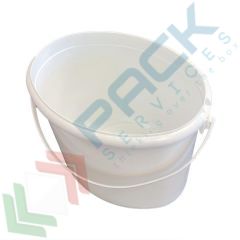 Secchio in PP ovale, 6 Lt, Ø 20,8 x 18,4 cm, Tipologia: Ovali, Capacità: 6 Lt, Colore: Bianco, Omologazione ADR: No, Maniglie: Manico in Plastica vendita, produzione, prezzi e offerte
