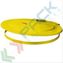 Coperchio di sicurezza per fusti Ø 58 cm, a chiusura automatica in caso di incendio, colore giallo vendita, produzione, prezzi e offerte