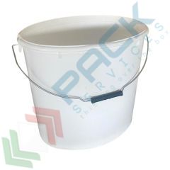 Secchio in PP ovale, 18 Lt, Ø 25,6 x 32,4 cm, Tipologia: Ovali, Capacità: 18 Lt, Colore: Bianco, Omologazione ADR: No, Maniglie: Manico in Metallo vendita, produzione, prezzi e offerte