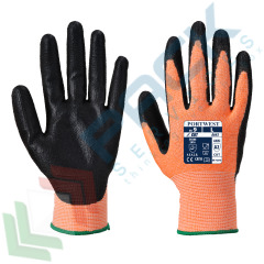 Guanti grip antitaglio per alimenti nitrile foam, Colore: Arancione, Taglia: M vendita, produzione, prezzi e offerte