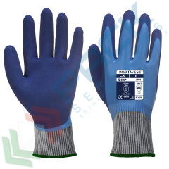 Guanti grip antitaglio per liquidi (Liquid Pro), Colore: Blu, Taglia: XS vendita, produzione, prezzi e offerte