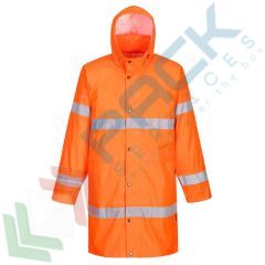 Cappotto alta visibilit&agrave; antipioggia 100 cm, Tipologia: Cappotto Alta Visibilit&agrave;, Colore: Arancione, Taglia: 4XL, Vestibilit&agrave;: Regular vendita, produzione, prezzi e offerte