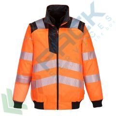 Bomber alta visibilit&agrave; PW3, 3-in-1, Tipologia: Giacca Alta Visibilit&agrave;, Colore: Arancione + Nero, Taglia: S, Vestibilit&agrave;: Regular vendita, produzione, prezzi e offerte