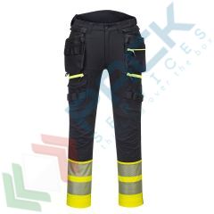 DX4  Pantaloni Holster Alta Visibilità Classe 1, Colore: Giallo + Nero, Taglia: XS, Vestibilità: Regular vendita, produzione, prezzi e offerte