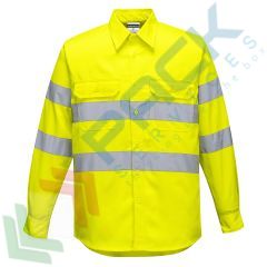 Camicia da lavoro alta visiblità Hi-Vis, Colore: Giallo, Taglia: S vendita, produzione, prezzi e offerte