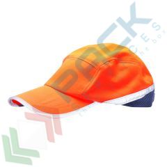 Cappellino con visiera Hi-Vis, Colore: Arancione + Blu Navy, Taglia: Regolabile, Vestibilit&agrave;: Regular vendita, produzione, prezzi e offerte