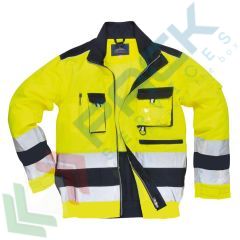 Giacca alta visibilit&agrave; (Lille), Tipologia: Giacca Alta Visibilit&agrave;, Colore: Giallo + Blu Scuro, Taglia: L, Vestibilit&agrave;: Regular vendita, produzione, prezzi e offerte